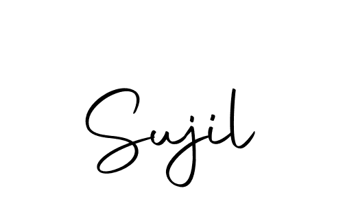 Design your own signature with our free online signature maker. With this signature software, you can create a handwritten (Autography-DOLnW) signature for name Sujil. Sujil signature style 10 images and pictures png