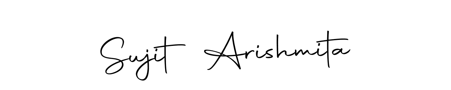 This is the best signature style for the Sujit Arishmita name. Also you like these signature font (Autography-DOLnW). Mix name signature. Sujit Arishmita signature style 10 images and pictures png