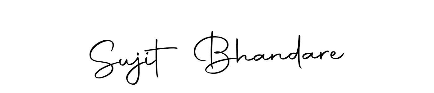 The best way (Autography-DOLnW) to make a short signature is to pick only two or three words in your name. The name Sujit Bhandare include a total of six letters. For converting this name. Sujit Bhandare signature style 10 images and pictures png