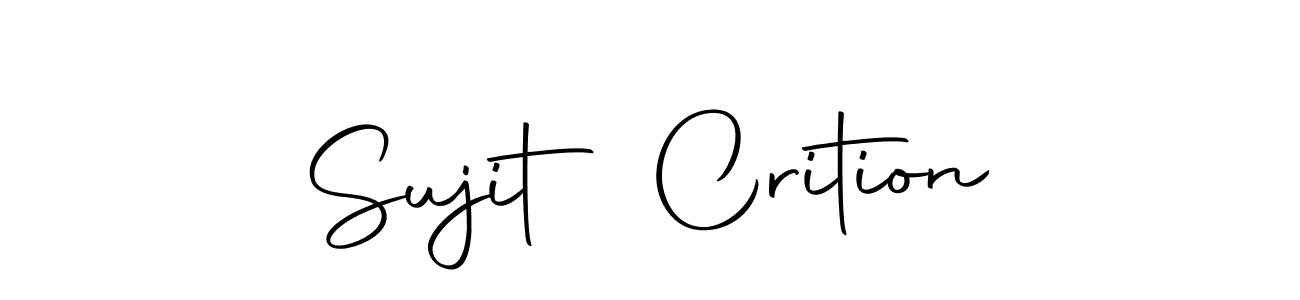 Sujit Crition stylish signature style. Best Handwritten Sign (Autography-DOLnW) for my name. Handwritten Signature Collection Ideas for my name Sujit Crition. Sujit Crition signature style 10 images and pictures png