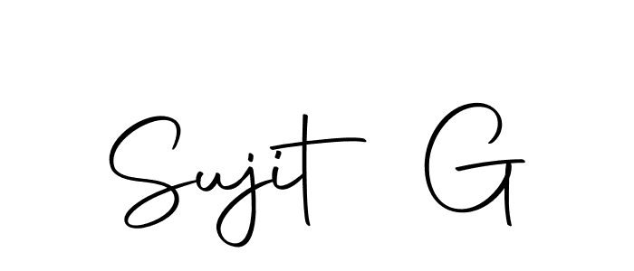 Also we have Sujit G name is the best signature style. Create professional handwritten signature collection using Autography-DOLnW autograph style. Sujit G signature style 10 images and pictures png