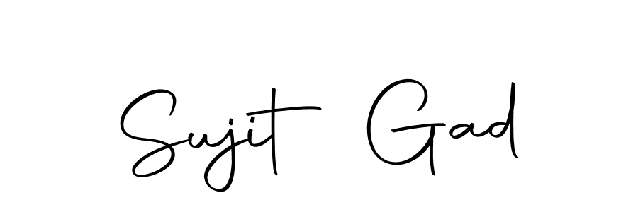 Also we have Sujit Gad name is the best signature style. Create professional handwritten signature collection using Autography-DOLnW autograph style. Sujit Gad signature style 10 images and pictures png