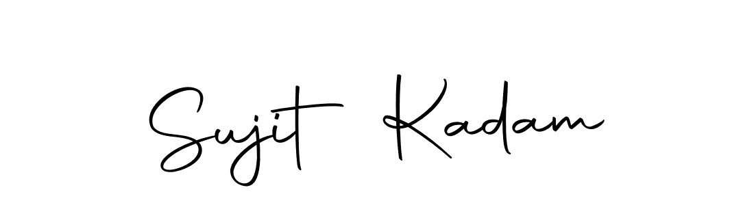 You should practise on your own different ways (Autography-DOLnW) to write your name (Sujit Kadam) in signature. don't let someone else do it for you. Sujit Kadam signature style 10 images and pictures png
