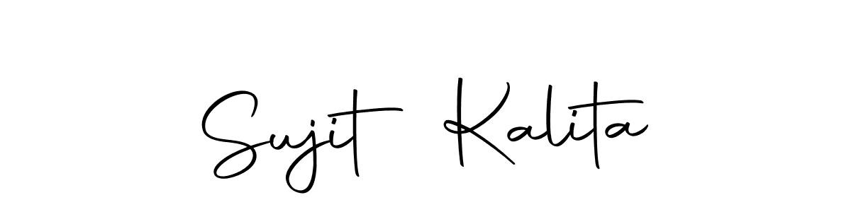 Use a signature maker to create a handwritten signature online. With this signature software, you can design (Autography-DOLnW) your own signature for name Sujit Kalita. Sujit Kalita signature style 10 images and pictures png