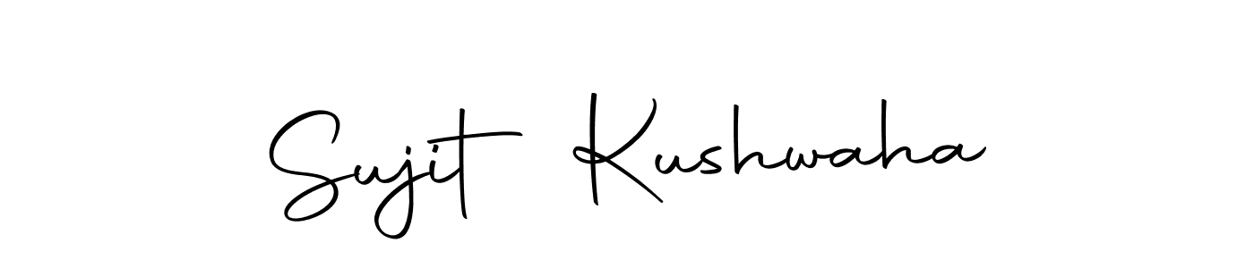 How to make Sujit Kushwaha name signature. Use Autography-DOLnW style for creating short signs online. This is the latest handwritten sign. Sujit Kushwaha signature style 10 images and pictures png
