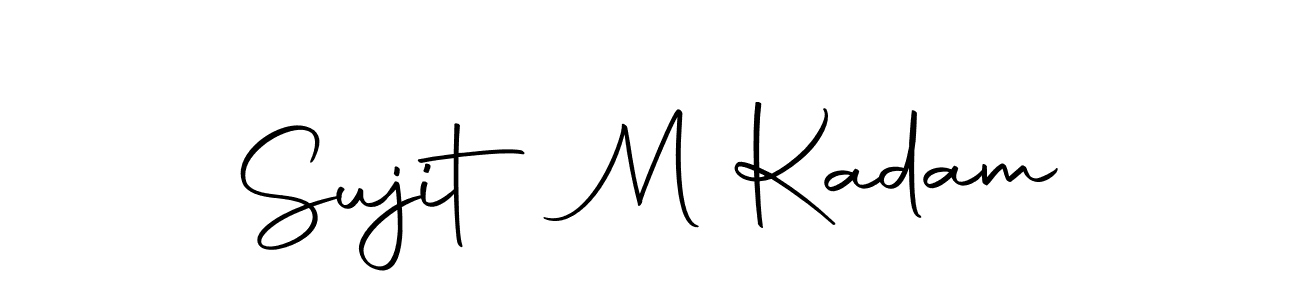 The best way (Autography-DOLnW) to make a short signature is to pick only two or three words in your name. The name Sujit M Kadam include a total of six letters. For converting this name. Sujit M Kadam signature style 10 images and pictures png