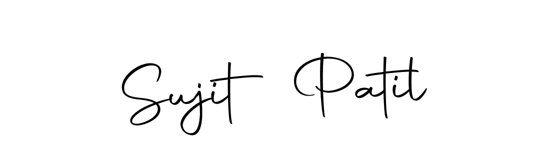 You should practise on your own different ways (Autography-DOLnW) to write your name (Sujit Patil) in signature. don't let someone else do it for you. Sujit Patil signature style 10 images and pictures png