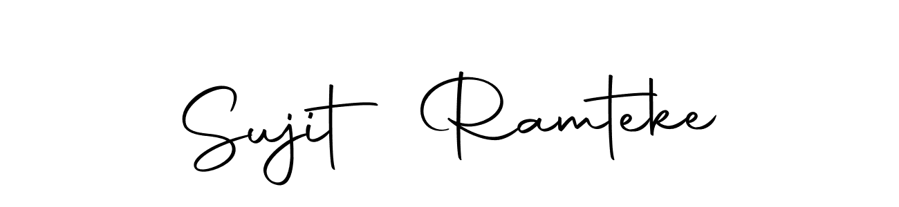 Create a beautiful signature design for name Sujit Ramteke. With this signature (Autography-DOLnW) fonts, you can make a handwritten signature for free. Sujit Ramteke signature style 10 images and pictures png