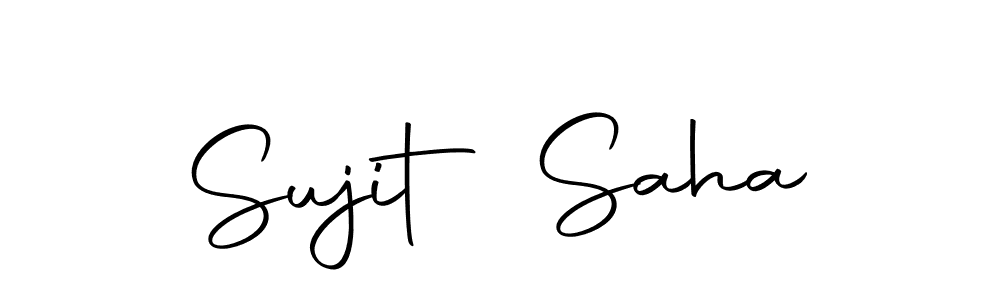 You should practise on your own different ways (Autography-DOLnW) to write your name (Sujit Saha) in signature. don't let someone else do it for you. Sujit Saha signature style 10 images and pictures png