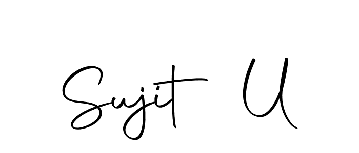 The best way (Autography-DOLnW) to make a short signature is to pick only two or three words in your name. The name Sujit U include a total of six letters. For converting this name. Sujit U signature style 10 images and pictures png