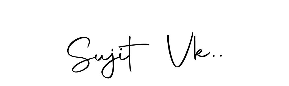 Use a signature maker to create a handwritten signature online. With this signature software, you can design (Autography-DOLnW) your own signature for name Sujit Vk... Sujit Vk.. signature style 10 images and pictures png