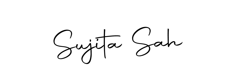 This is the best signature style for the Sujita Sah name. Also you like these signature font (Autography-DOLnW). Mix name signature. Sujita Sah signature style 10 images and pictures png