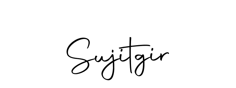 Similarly Autography-DOLnW is the best handwritten signature design. Signature creator online .You can use it as an online autograph creator for name Sujitgir. Sujitgir signature style 10 images and pictures png