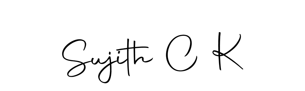 You should practise on your own different ways (Autography-DOLnW) to write your name (Sujith C K) in signature. don't let someone else do it for you. Sujith C K signature style 10 images and pictures png