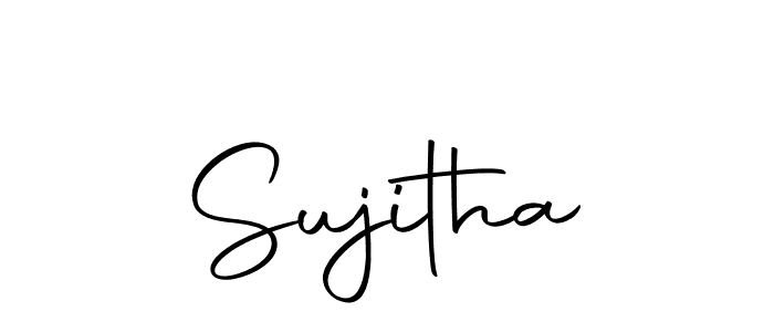 Use a signature maker to create a handwritten signature online. With this signature software, you can design (Autography-DOLnW) your own signature for name Sujitha. Sujitha signature style 10 images and pictures png