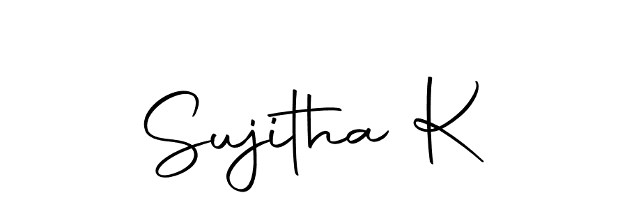 This is the best signature style for the Sujitha K name. Also you like these signature font (Autography-DOLnW). Mix name signature. Sujitha K signature style 10 images and pictures png