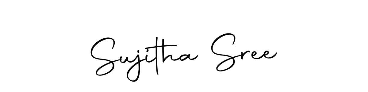 Create a beautiful signature design for name Sujitha Sree. With this signature (Autography-DOLnW) fonts, you can make a handwritten signature for free. Sujitha Sree signature style 10 images and pictures png