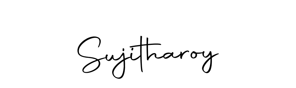 Create a beautiful signature design for name Sujitharoy. With this signature (Autography-DOLnW) fonts, you can make a handwritten signature for free. Sujitharoy signature style 10 images and pictures png
