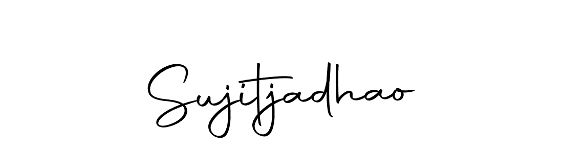 Make a beautiful signature design for name Sujitjadhao. With this signature (Autography-DOLnW) style, you can create a handwritten signature for free. Sujitjadhao signature style 10 images and pictures png