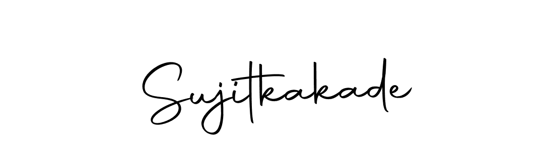 Sujitkakade stylish signature style. Best Handwritten Sign (Autography-DOLnW) for my name. Handwritten Signature Collection Ideas for my name Sujitkakade. Sujitkakade signature style 10 images and pictures png