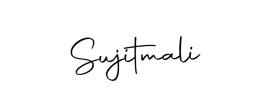 You should practise on your own different ways (Autography-DOLnW) to write your name (Sujitmali) in signature. don't let someone else do it for you. Sujitmali signature style 10 images and pictures png