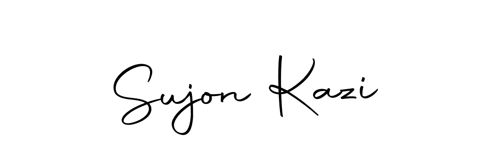 Also we have Sujon Kazi name is the best signature style. Create professional handwritten signature collection using Autography-DOLnW autograph style. Sujon Kazi signature style 10 images and pictures png