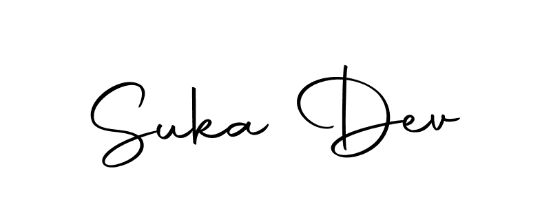 Use a signature maker to create a handwritten signature online. With this signature software, you can design (Autography-DOLnW) your own signature for name Suka Dev. Suka Dev signature style 10 images and pictures png