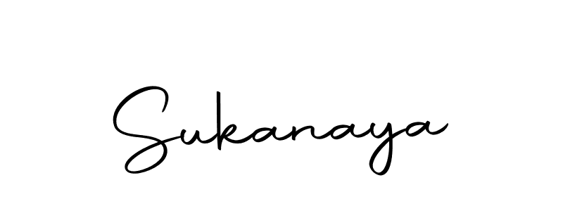 Create a beautiful signature design for name Sukanaya. With this signature (Autography-DOLnW) fonts, you can make a handwritten signature for free. Sukanaya signature style 10 images and pictures png