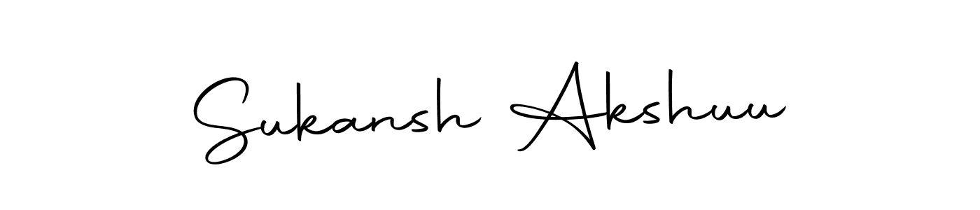 Here are the top 10 professional signature styles for the name Sukansh Akshuu. These are the best autograph styles you can use for your name. Sukansh Akshuu signature style 10 images and pictures png