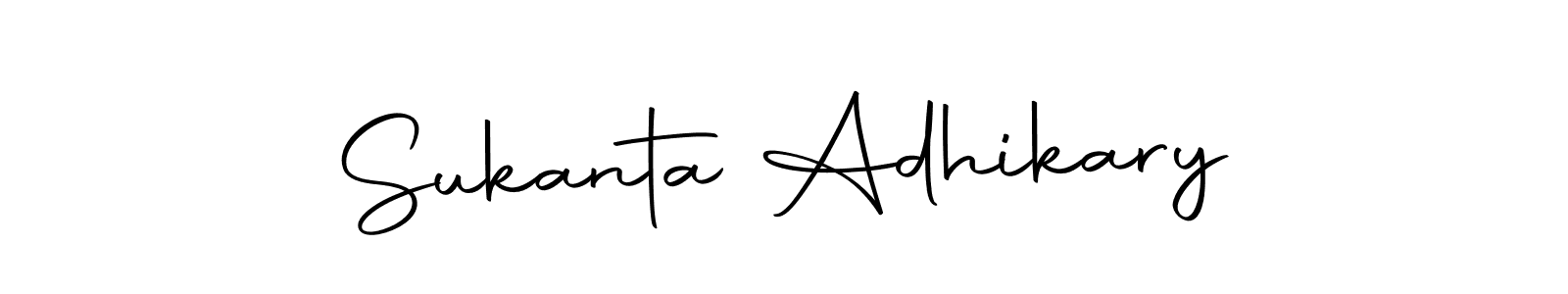You should practise on your own different ways (Autography-DOLnW) to write your name (Sukanta Adhikary) in signature. don't let someone else do it for you. Sukanta Adhikary signature style 10 images and pictures png