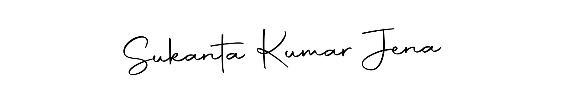 How to make Sukanta Kumar Jena name signature. Use Autography-DOLnW style for creating short signs online. This is the latest handwritten sign. Sukanta Kumar Jena signature style 10 images and pictures png
