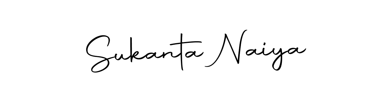 How to make Sukanta Naiya name signature. Use Autography-DOLnW style for creating short signs online. This is the latest handwritten sign. Sukanta Naiya signature style 10 images and pictures png