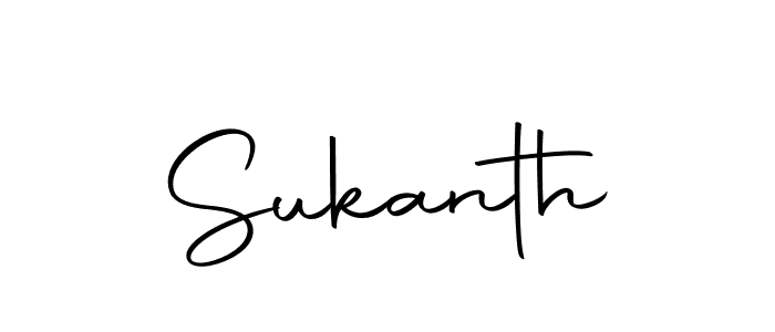 Make a beautiful signature design for name Sukanth. Use this online signature maker to create a handwritten signature for free. Sukanth signature style 10 images and pictures png