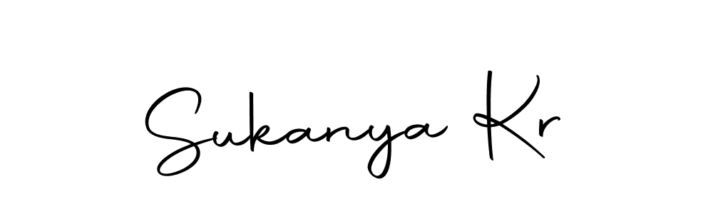 Sukanya Kr stylish signature style. Best Handwritten Sign (Autography-DOLnW) for my name. Handwritten Signature Collection Ideas for my name Sukanya Kr. Sukanya Kr signature style 10 images and pictures png