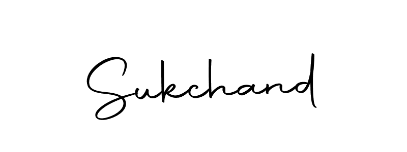 Design your own signature with our free online signature maker. With this signature software, you can create a handwritten (Autography-DOLnW) signature for name Sukchand. Sukchand signature style 10 images and pictures png