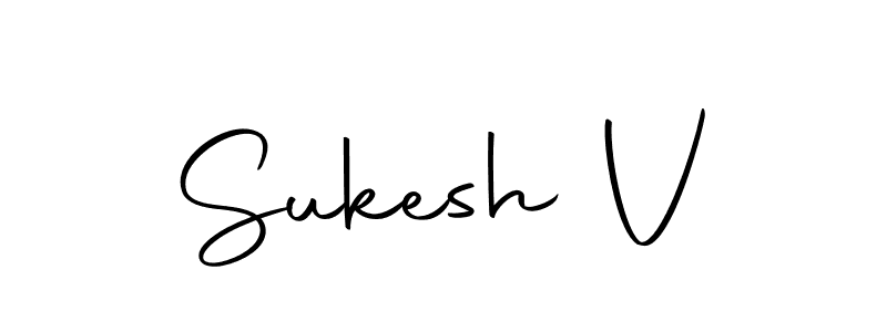 Sukesh V stylish signature style. Best Handwritten Sign (Autography-DOLnW) for my name. Handwritten Signature Collection Ideas for my name Sukesh V. Sukesh V signature style 10 images and pictures png