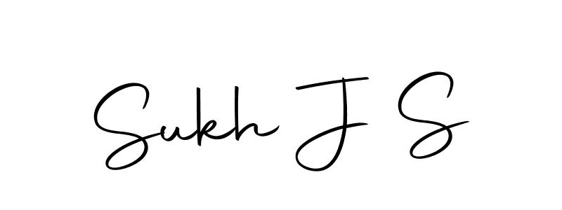 Create a beautiful signature design for name Sukh J S. With this signature (Autography-DOLnW) fonts, you can make a handwritten signature for free. Sukh J S signature style 10 images and pictures png