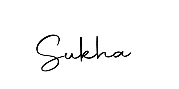 Design your own signature with our free online signature maker. With this signature software, you can create a handwritten (Autography-DOLnW) signature for name Sukha . Sukha  signature style 10 images and pictures png
