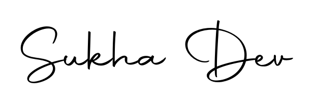 The Autography-DOLnW typeface gives name Sukha Dev a refined look. Suitable for certificates, diplomas, and official verification. Sukha Dev signature style 10 images and pictures png