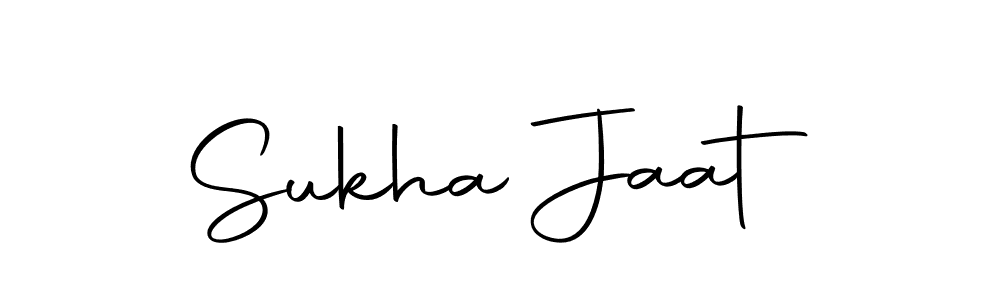 Design your own signature with our free online signature maker. With this signature software, you can create a handwritten (Autography-DOLnW) signature for name Sukha Jaat. Sukha Jaat signature style 10 images and pictures png