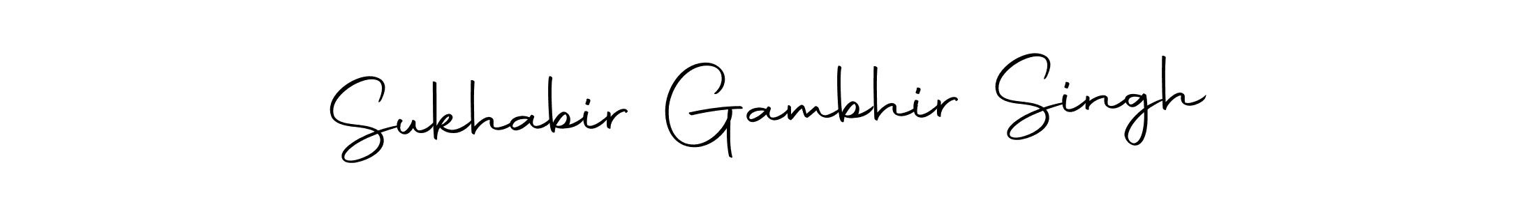 Use a signature maker to create a handwritten signature online. With this signature software, you can design (Autography-DOLnW) your own signature for name Sukhabir Gambhir Singh. Sukhabir Gambhir Singh signature style 10 images and pictures png