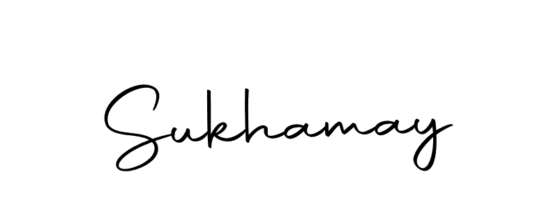 The best way (Autography-DOLnW) to make a short signature is to pick only two or three words in your name. The name Sukhamay include a total of six letters. For converting this name. Sukhamay signature style 10 images and pictures png