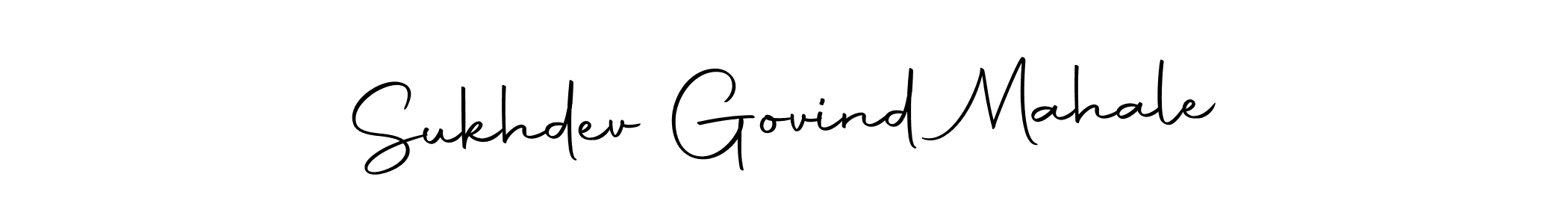 How to make Sukhdev Govind Mahale signature? Autography-DOLnW is a professional autograph style. Create handwritten signature for Sukhdev Govind Mahale name. Sukhdev Govind Mahale signature style 10 images and pictures png