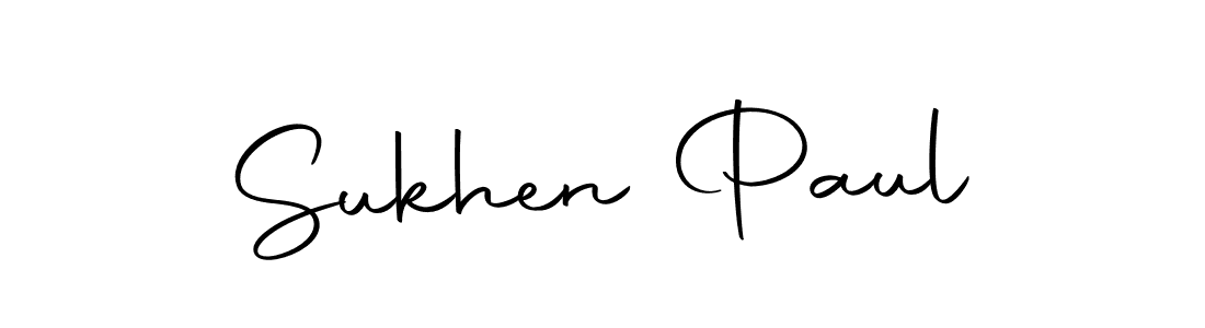 Use a signature maker to create a handwritten signature online. With this signature software, you can design (Autography-DOLnW) your own signature for name Sukhen Paul. Sukhen Paul signature style 10 images and pictures png