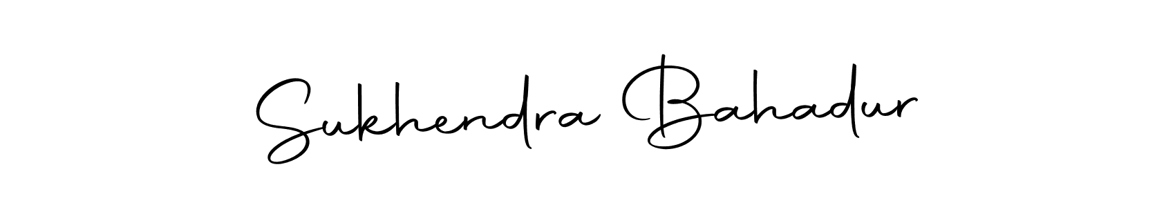 Make a short Sukhendra Bahadur signature style. Manage your documents anywhere anytime using Autography-DOLnW. Create and add eSignatures, submit forms, share and send files easily. Sukhendra Bahadur signature style 10 images and pictures png