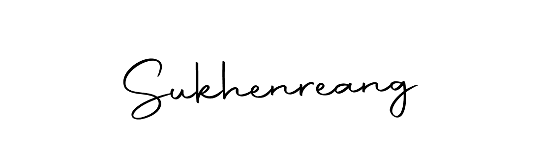 How to make Sukhenreang name signature. Use Autography-DOLnW style for creating short signs online. This is the latest handwritten sign. Sukhenreang signature style 10 images and pictures png