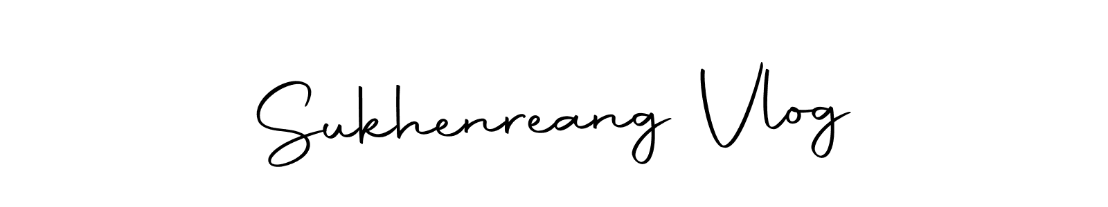 Make a beautiful signature design for name Sukhenreang Vlog. With this signature (Autography-DOLnW) style, you can create a handwritten signature for free. Sukhenreang Vlog signature style 10 images and pictures png