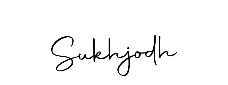 How to make Sukhjodh name signature. Use Autography-DOLnW style for creating short signs online. This is the latest handwritten sign. Sukhjodh signature style 10 images and pictures png