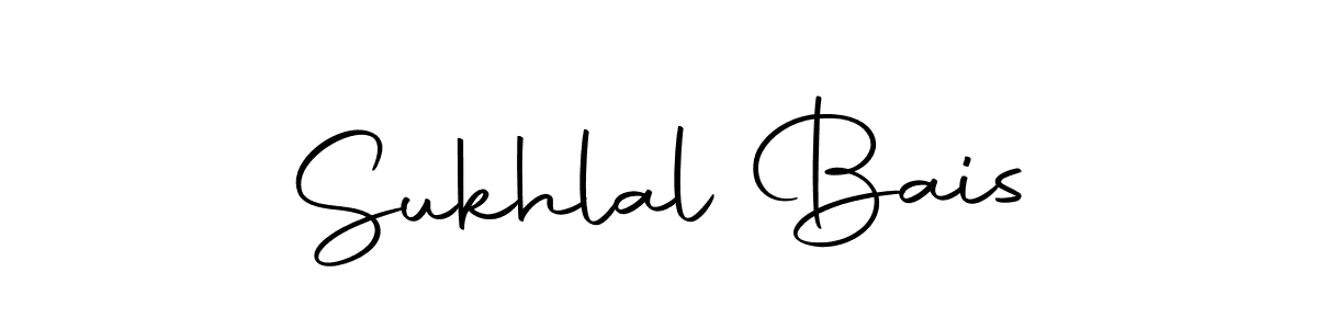 You should practise on your own different ways (Autography-DOLnW) to write your name (Sukhlal Bais) in signature. don't let someone else do it for you. Sukhlal Bais signature style 10 images and pictures png