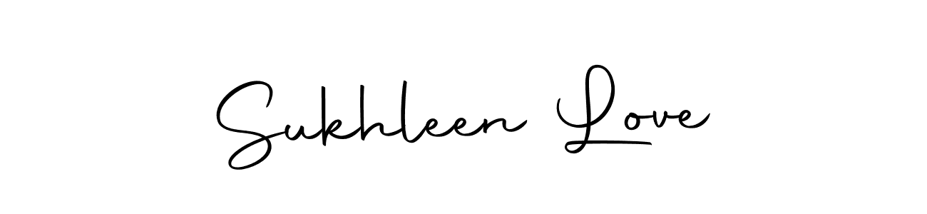 Also we have Sukhleen Love name is the best signature style. Create professional handwritten signature collection using Autography-DOLnW autograph style. Sukhleen Love signature style 10 images and pictures png